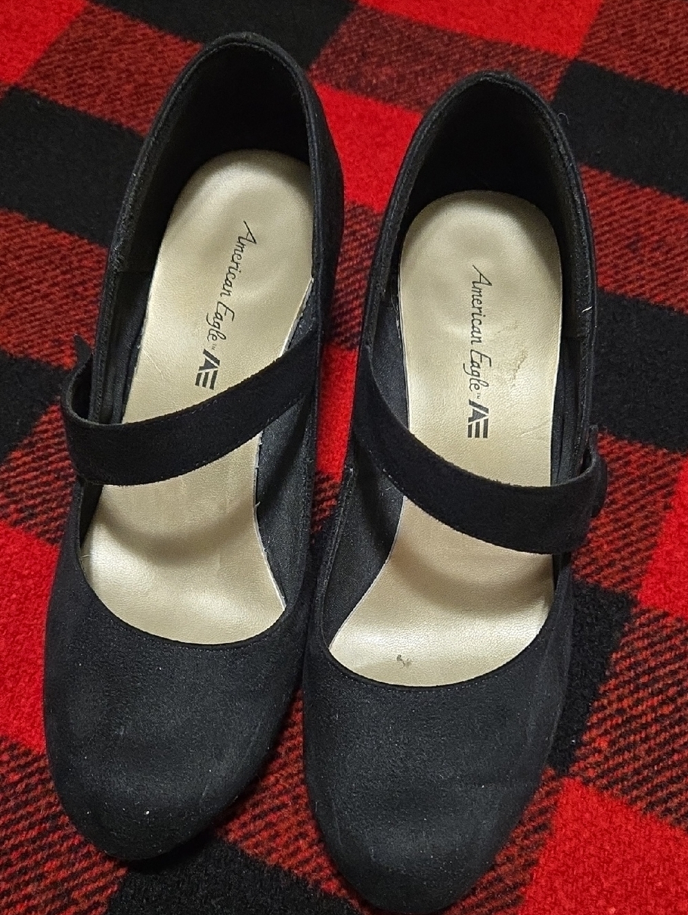 American Eagle Outfitters Black Mary Jane Heels